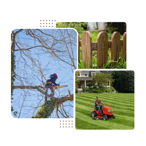 Arana´s Lawncare & More LLC offers services of Mowing, Mulching, Irrigation System, Clean Ups, Fencing, Trimming, Leaf Blowing, Tree services in Washington County, Bentonville County -Transforming Lawns, Elevating Lifestyles.